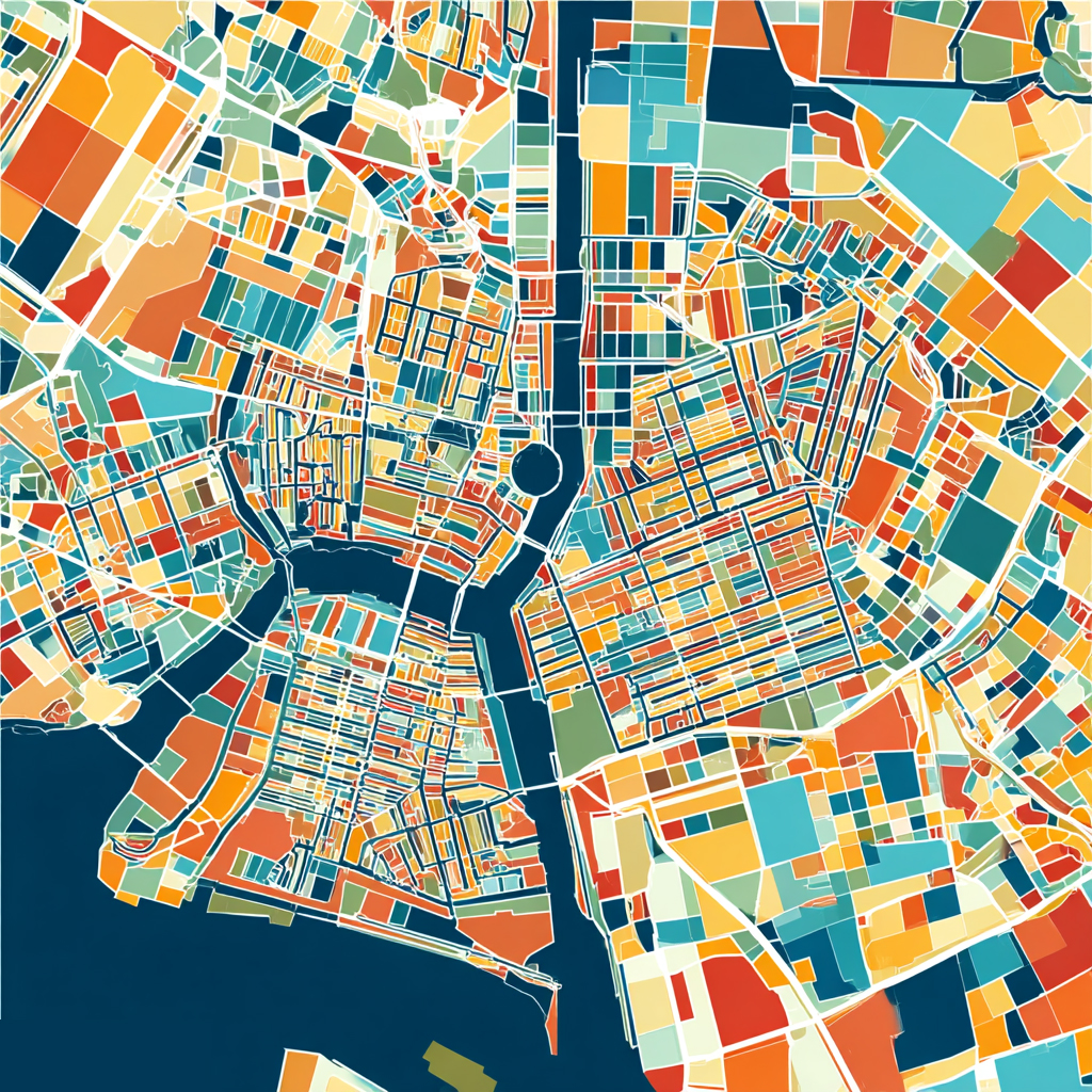 A city plan read as geometry, the nine square figure behind Jaipur